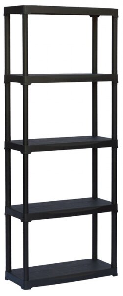 Regał plastikowy TEMPO 1+1 GRATIS, 1740x700x300 mm, 5 półek