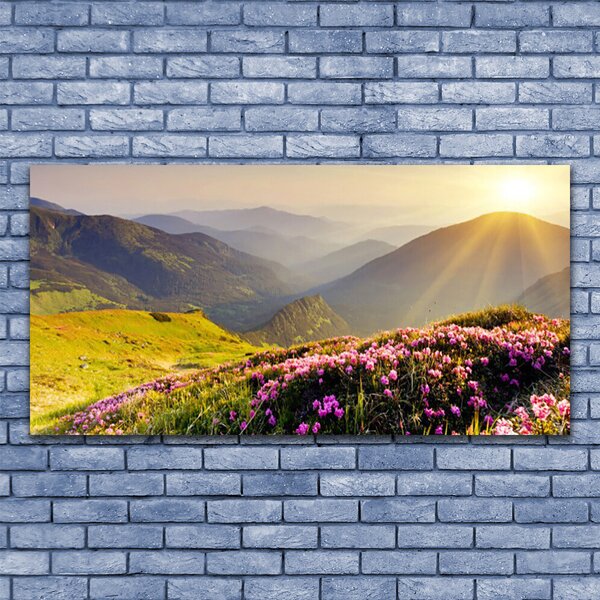 Obraz canvas na ścianę Panorama Górskiej Hali