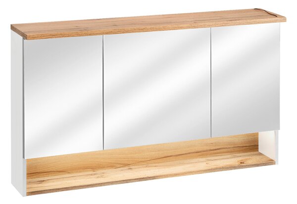 Szafka łazienkowa BAHAMA 843 120 cm biała z lustrem