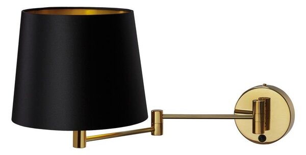 Ścienna lampa nowoczesna MOVE 21062102 sypialniany kinkiet czarny - czarny