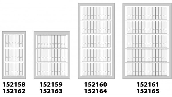 Szafka pancerna na dokumenty, zamek mechaniczny, 1220 x 600 x 520 mm, 223 l