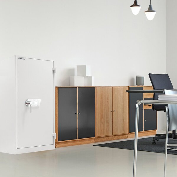 Szafka pancerna na dokumenty, zamek mechaniczny, 1220 x 600 x 520 mm, 223 l