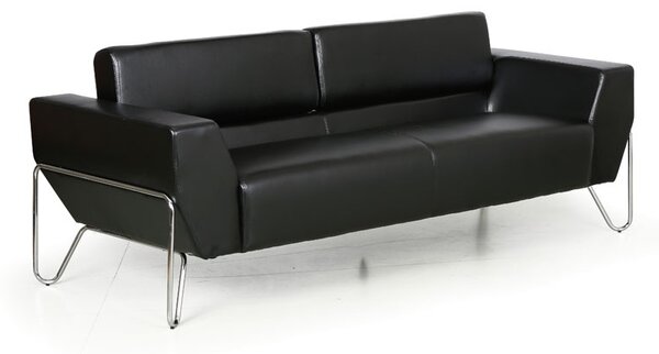 Sofa SPIDER, 3- miejscowa, czarna