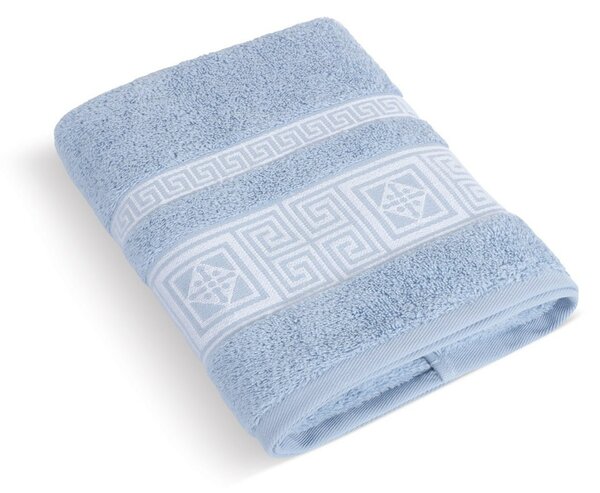 Ręcznik kąpielowy Grecka kolekcja jasnoniebieski, 70 x 140 cm, 70 x 140 cm