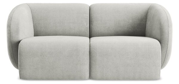 Jasnoszara sofa z tkaniny szenilowej 174 cm Lani – Makamii