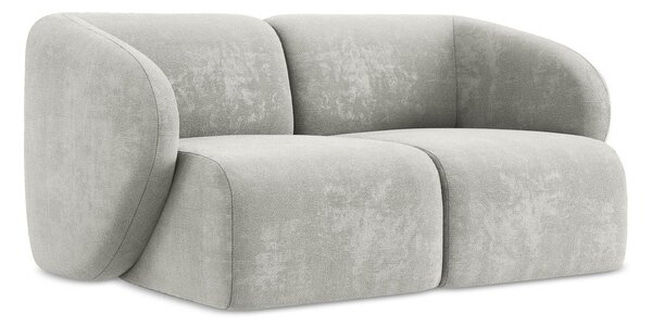 Jasnoszara sofa z tkaniny szenilowej 174 cm Lani – Makamii