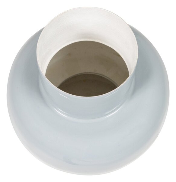Jasnoszary metalowy wazon (wysokość 27 cm) Auri – WOOOD