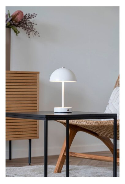 Biała lampa stołowa LED (wysokość 25 cm) Holt – House Nordic