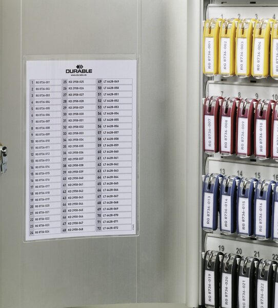 Aluminiowa skrzynka na klucze KEY BOX, 48 kluczy