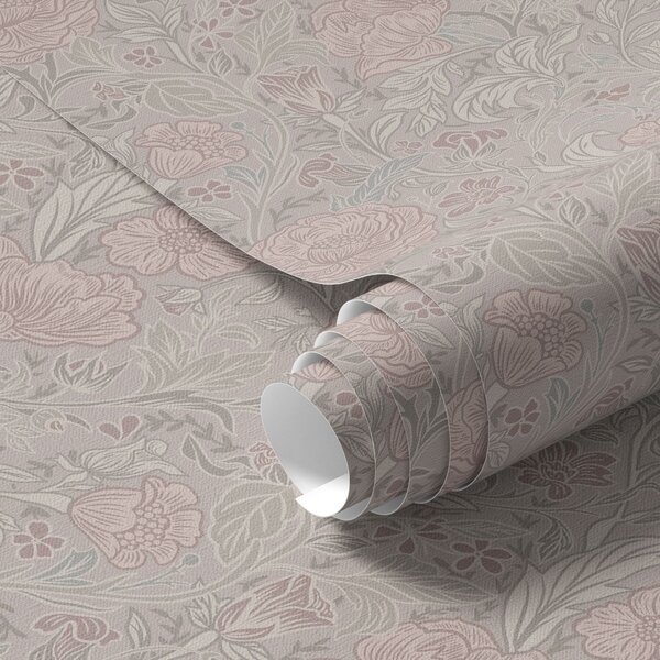 Tapety Delikatne pastelowe kwiaty w stylu art nouveau, Tapety Z kwiatami, a00394 : Uwalls.pl