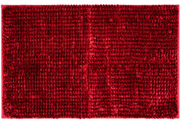Mata łazienkowa Ella micro czerwona, 50 x 80 cm