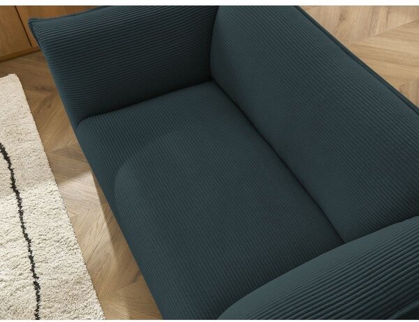 Ciemnoniebieska sztruksowa sofa 170 cm Giorgia – Bobochic Paris