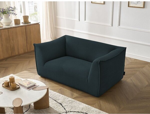 Ciemnoniebieska sztruksowa sofa 170 cm Giorgia – Bobochic Paris
