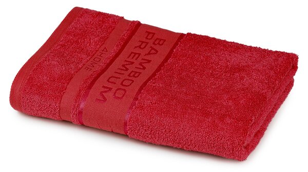 Ręcznik kąpielowy Bamboo Premium czerwony, 70 x 140 cm, 70 x 140 cm
