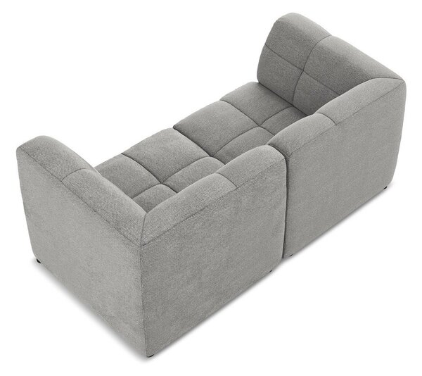 Szara sofa z materiału bouclé 180 cm Aloha – Makamii
