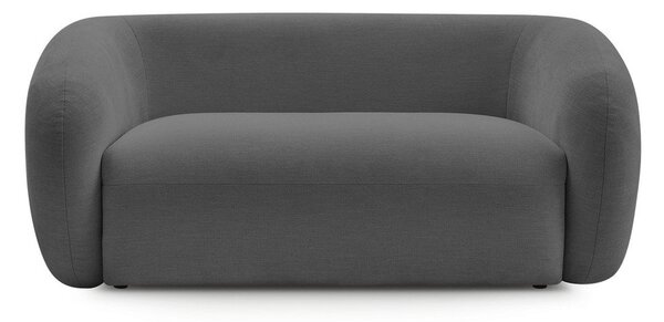 Ciemnoszara sofa z tkaniny szenilowej 160 cm Celine – Bobochic Paris