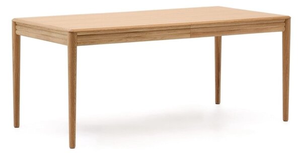 Rozkładany stół z dodatkowym blatem w dekorze dębu 90x160 cm Lenon – Kave Home