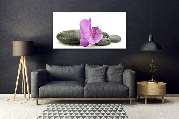 Obraz Szklany Kwiat Orchidea Storczyk