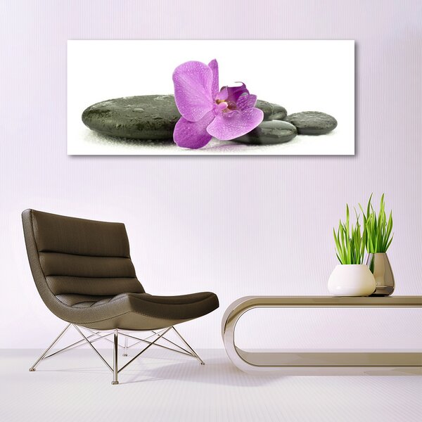 Obraz Szklany Kwiat Orchidea Storczyk