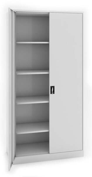 Szafa spawana JUMBO, 1950 x 1200 x 600 mm, szaro/szara