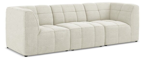 Beżowa sofa z materiału bouclé 255 cm Aloha – Makamii