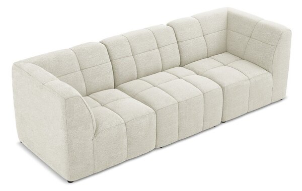 Beżowa sofa z materiału bouclé 255 cm Aloha – Makamii