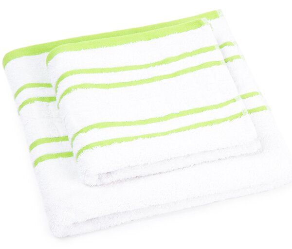 Zestaw ręczników „Snow” zielony, 50 x 100 cm, 70 x 140 cm