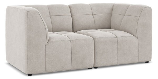 Beżowa aksamitna sofa 180 cm Aloha – Makamii