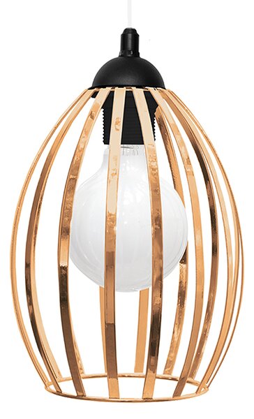 Lampa wisząca DALI miedziana W-KM 1355/1 BK+BR