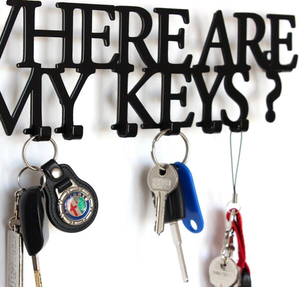 Wieszak na klucze Where are my Keys