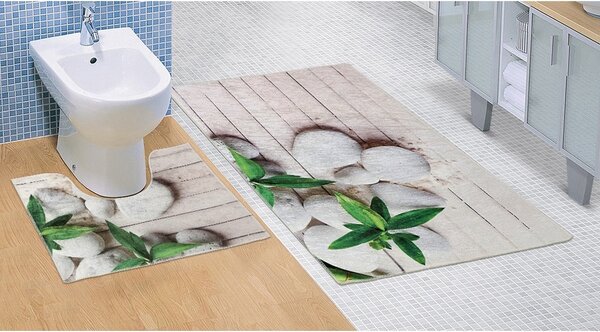 Dywanik łazienkowy Jadran 3D, 60 x 100 + 60 x 50 cm