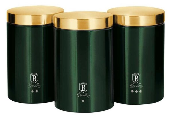 Berlinger Haus 3-częściowy zestaw pojemników na żywność Emerald Collection