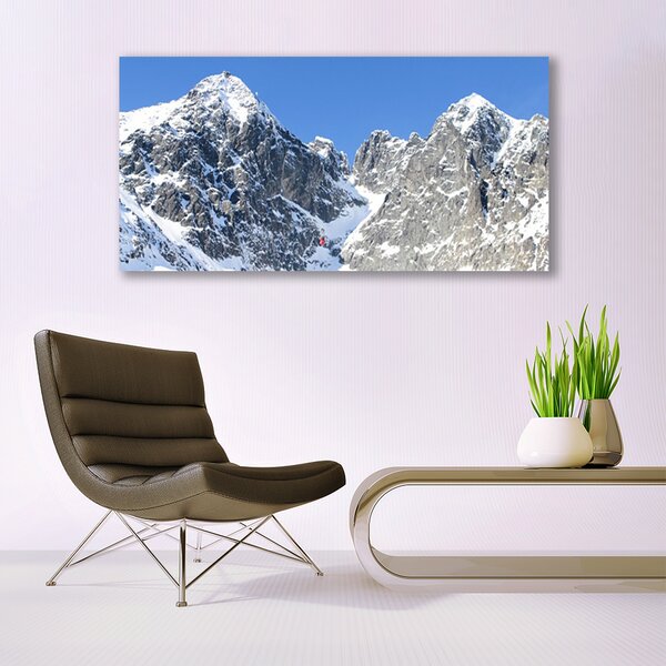 Obraz canvas Majestatyczny Śnieżny Szczyt