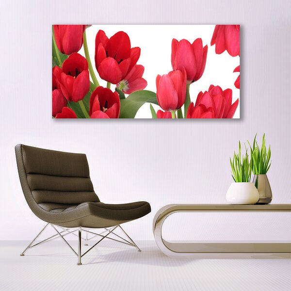 Obraz canvas Świeże Tulipany w Rozkwicie