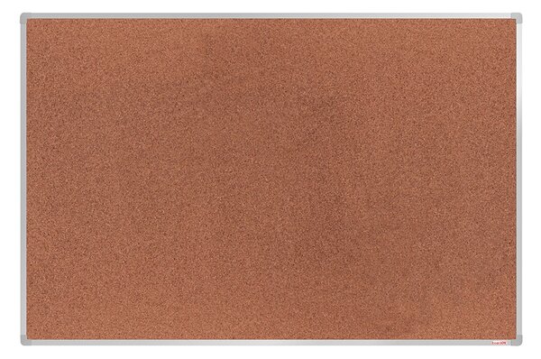 Tablica korkowa BoardOK w ramie aluminiowej, 1800 x 1200 mm, anodowana rama