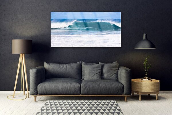 Obraz Szklany Morze Fala Woda Ocean