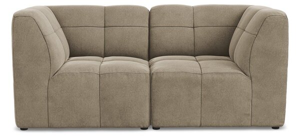 Brązowa aksamitna sofa 180 cm Aloha – Makamii