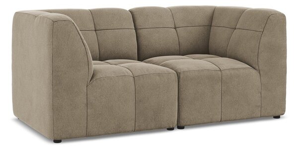 Brązowa aksamitna sofa 180 cm Aloha – Makamii