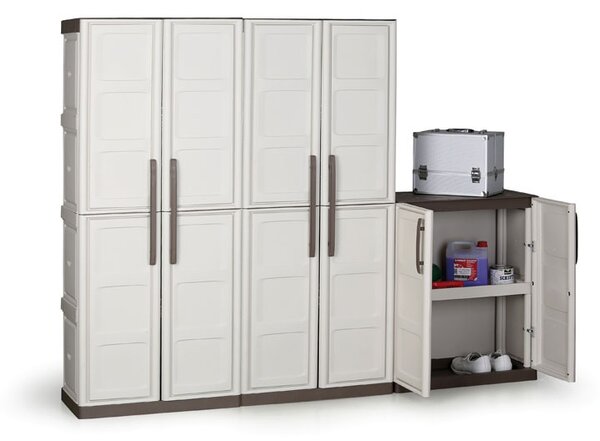 Szafa plastikowa S Line, 1650x700x390 mm, wysoka