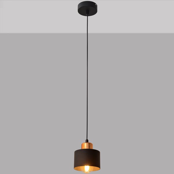 Lampa wisząca EDISON II W-KM 1360/1 BK+BR