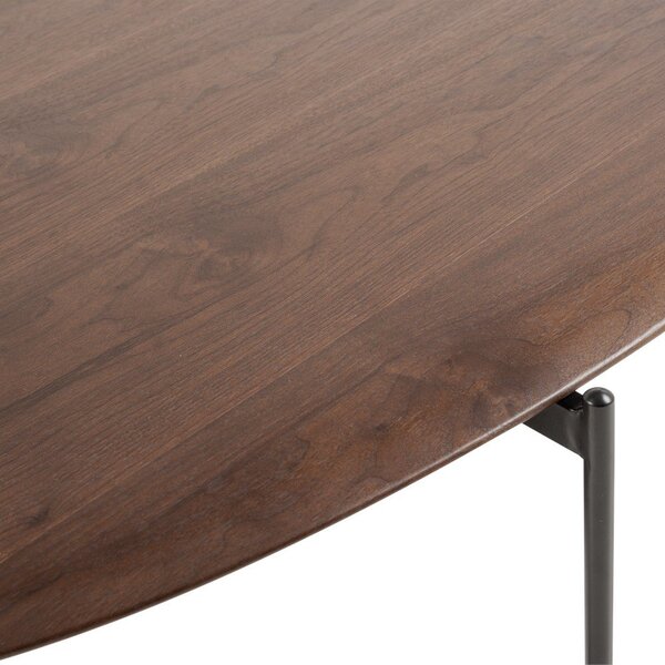 Stolik w ciemnym naturalnym kolorze 97x121 cm Kota – WOOOD