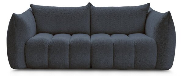 Ciemnoniebieska sofa z materiału bouclé 234 cm Azra – Bobochic Paris