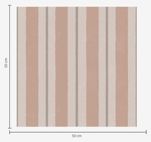 Tapety Terakotowo-beżowe szerokie paski z szarawym akcentem, Tapety Geometryczne, Tapety w paski, a00513 : Uwalls.pl