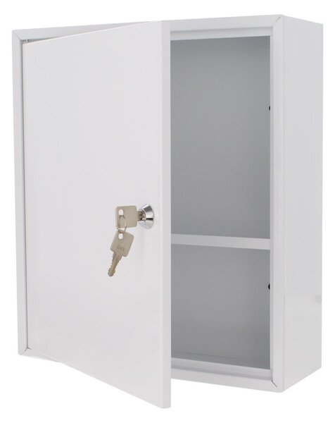 Metalowa apteczka ścienna na stanowisko pracy MK-1, 36x31,5x11 cm, bez zawartości