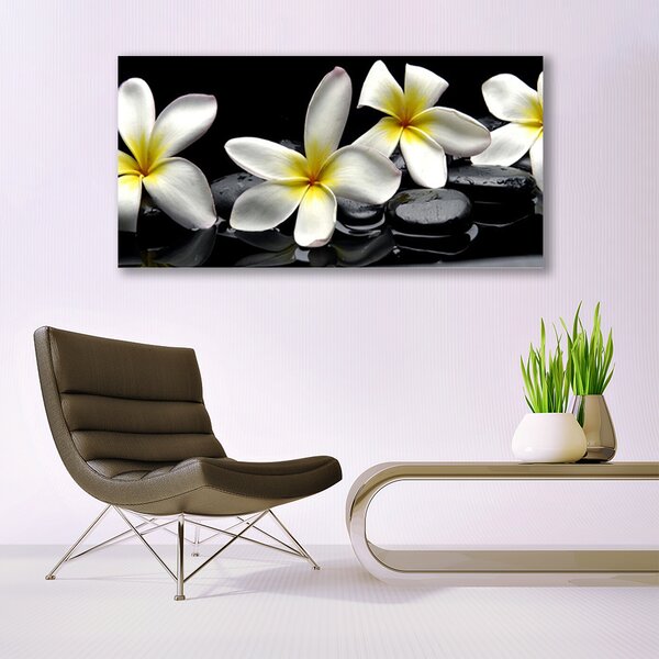 Obraz Szklany Piękny Kwiat Plumeria