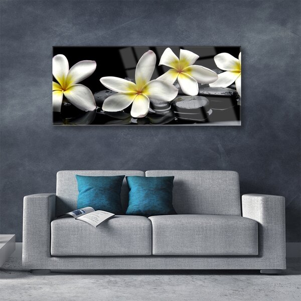 Obraz Szklany Piękny Kwiat Plumeria