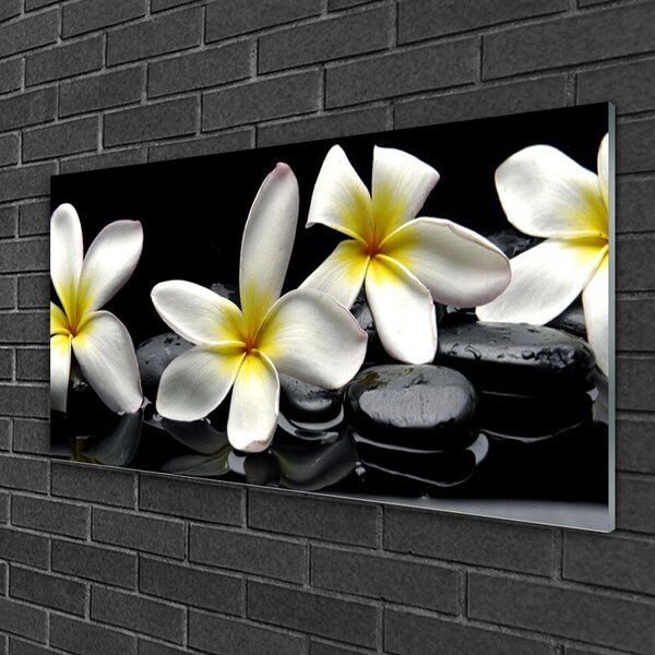 Obraz Szklany Piękny Kwiat Plumeria