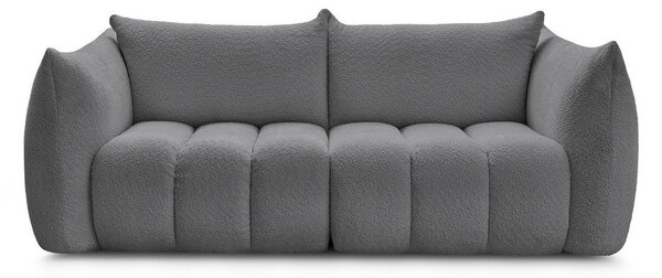 Szara sofa z materiału bouclé 234 cm Azra – Bobochic Paris