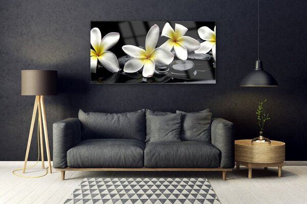 Obraz Szklany Piękny Kwiat Plumeria