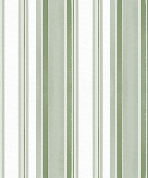 Tapety Zielone paski z białymi przerwami i cienkimi liniami, Tapety Geometryczne, Tapety w paski, a00526 : Uwalls.pl